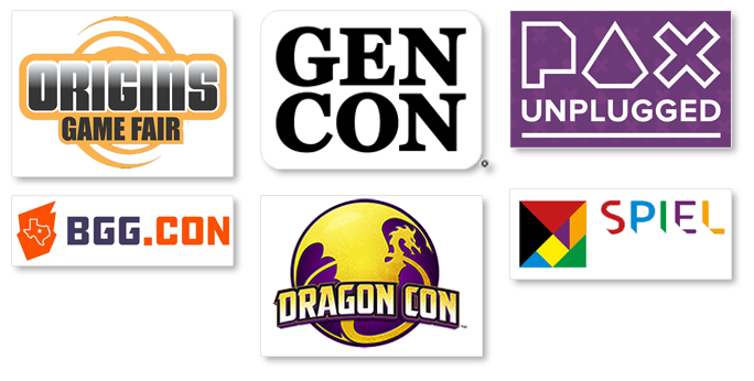Board Game Convention Logos